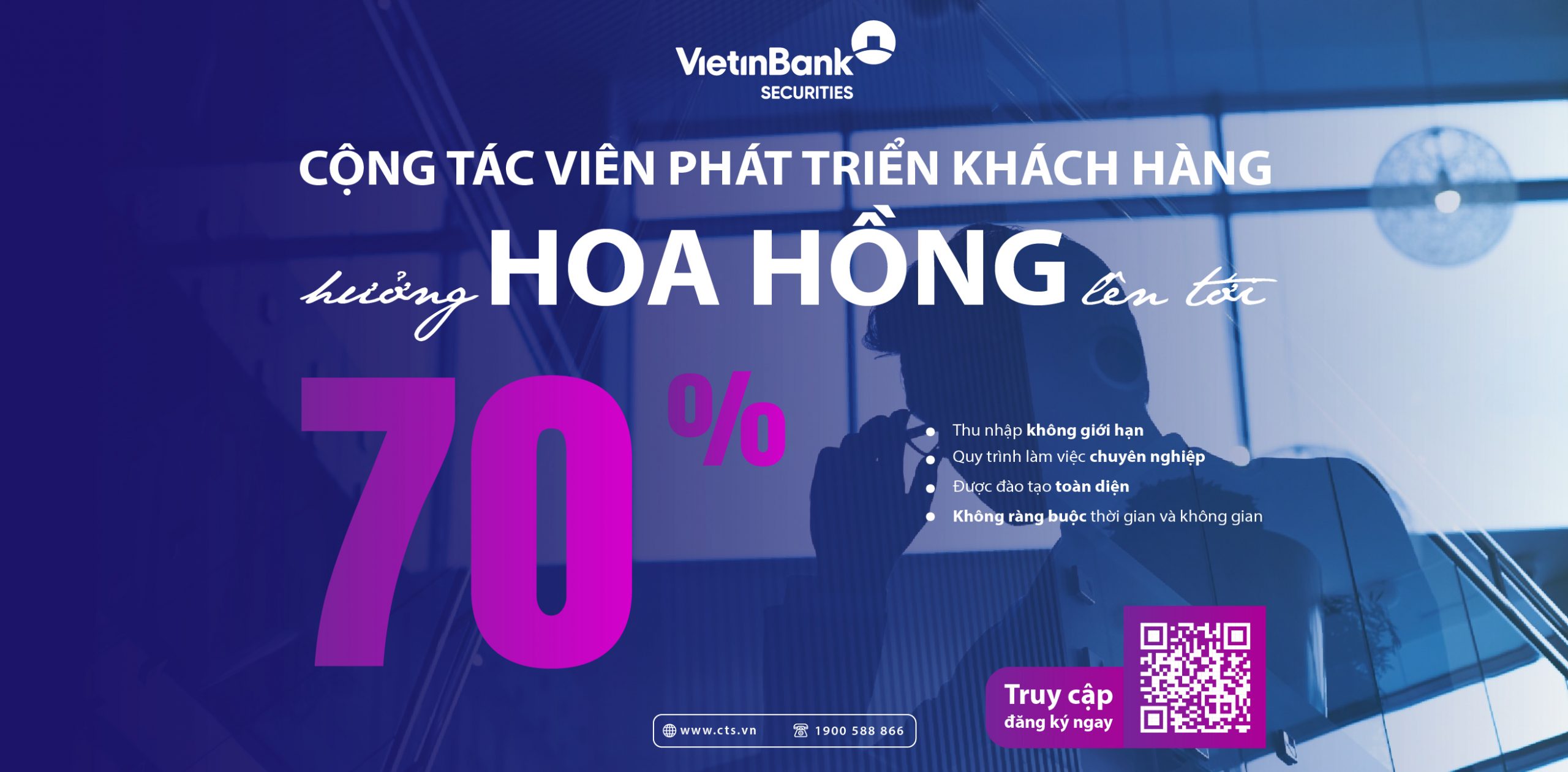 VietinBank Securities triển khai chương trình “Hợp Tác Phát Triển Khách Hàng” với hoa hồng lên tới 70% 