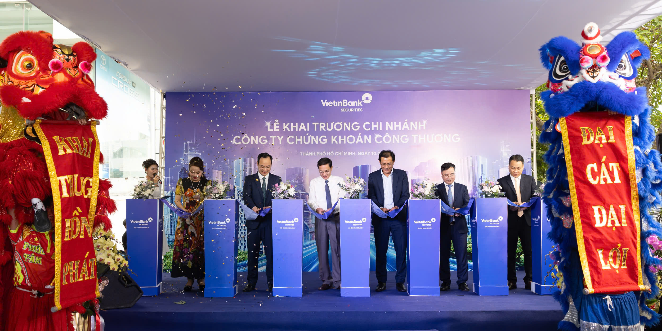 VietinBank Securities Chi nhánh Thành phố Hồ Chí Minh khai trương trụ sở mới