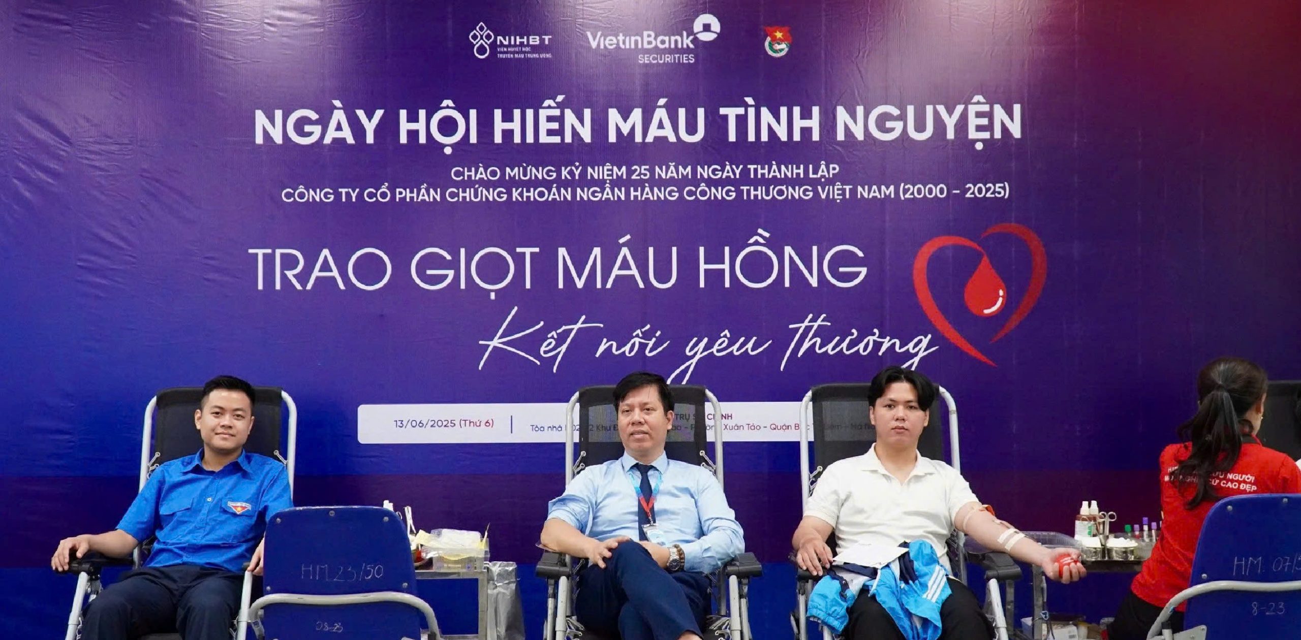 Chứng khoán Công thương tổ chức Ngày hội Hiến máu 2025: Trao giọt máu hồng – Kết nối yêu thương 