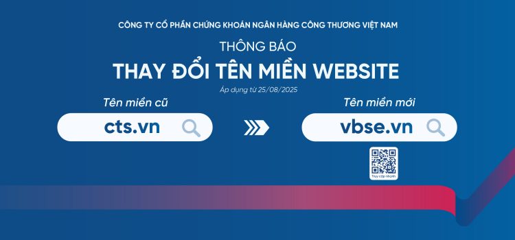 Công ty Chứng khoán Công thương thay đổi tên miền website Công ty Chứng khoán Công thương thay đổi tên miền website
