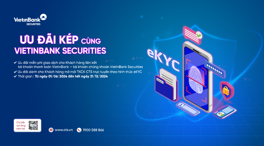 Ưu đãi “Kép” từ VietinBank Securities