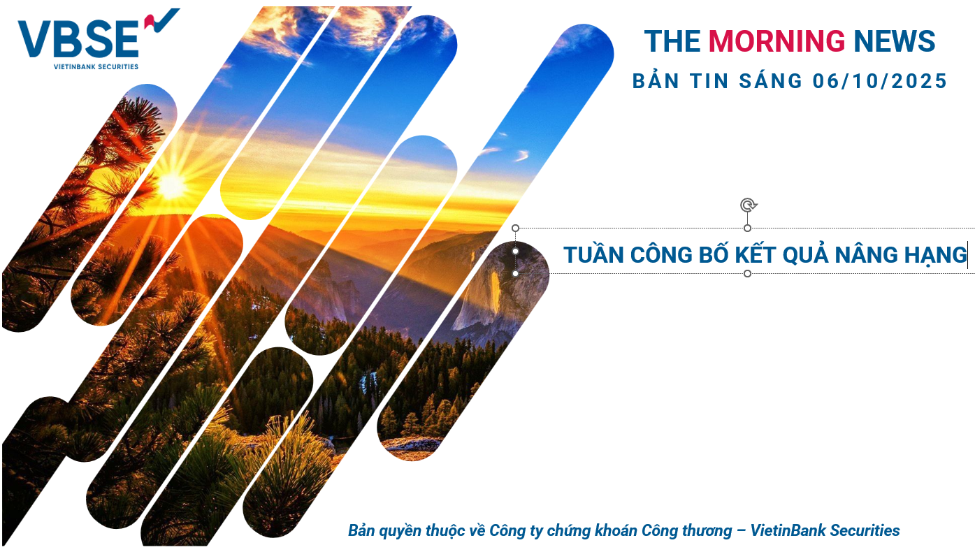 Bản tin thị trường ngày 06/10/2025