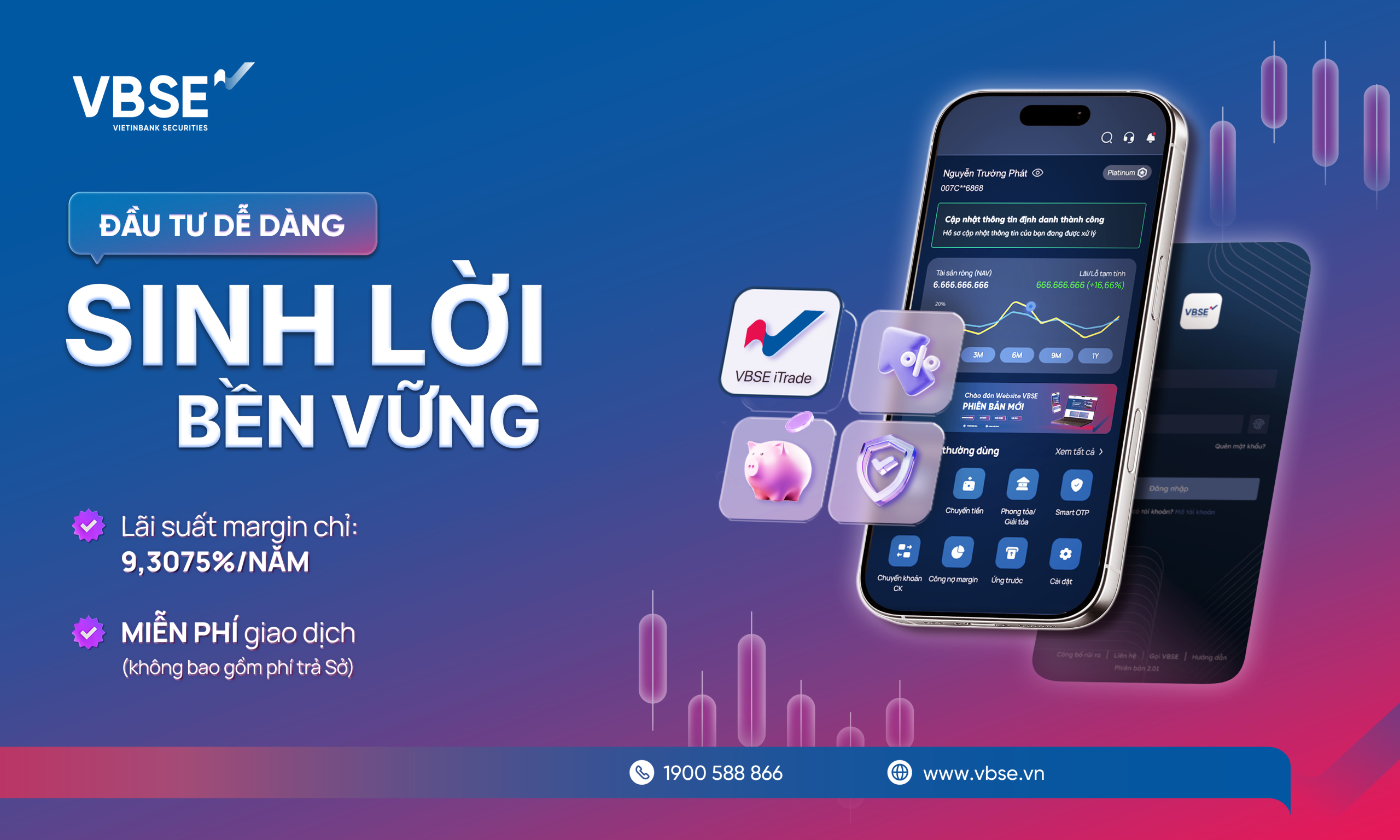 VietinBank Securities ra mắt nhận diện mới, tung ưu đãi lớn tặng khách hàng