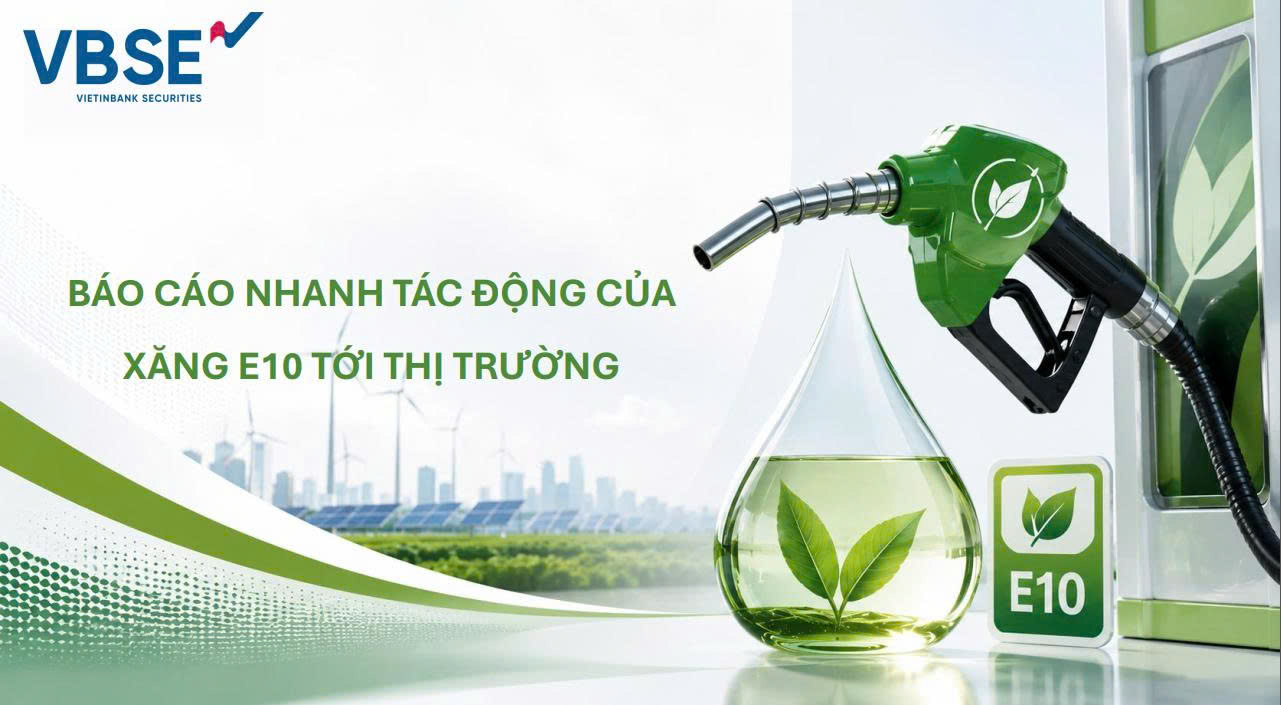 Báo cáo nhanh Tác động xăng E10 tới thị trường