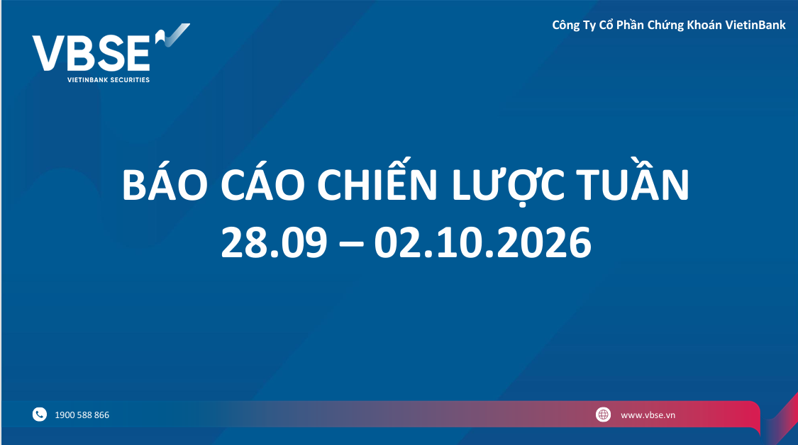 Bản tin chiến lược đầu tư tuần 28.09 – 02.10.2026